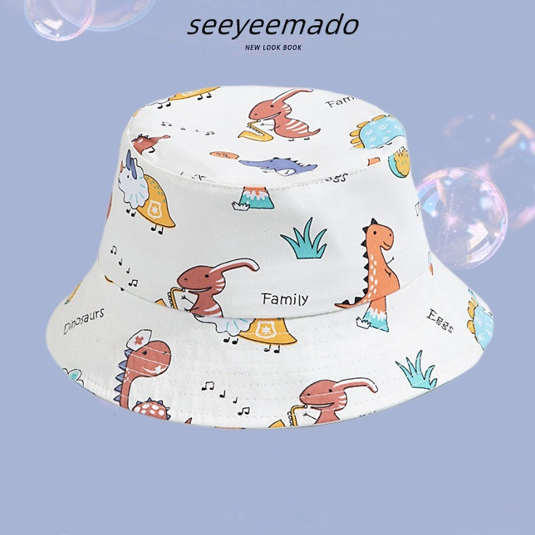 Homme et femme Bébé réglable Super mignon ombre solaire Chapeau pêcheur
