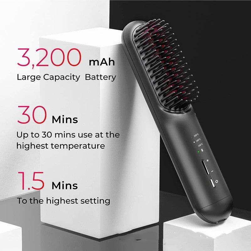 3 générations mini charge ménagère portative lisseurs de cheveux sans fil