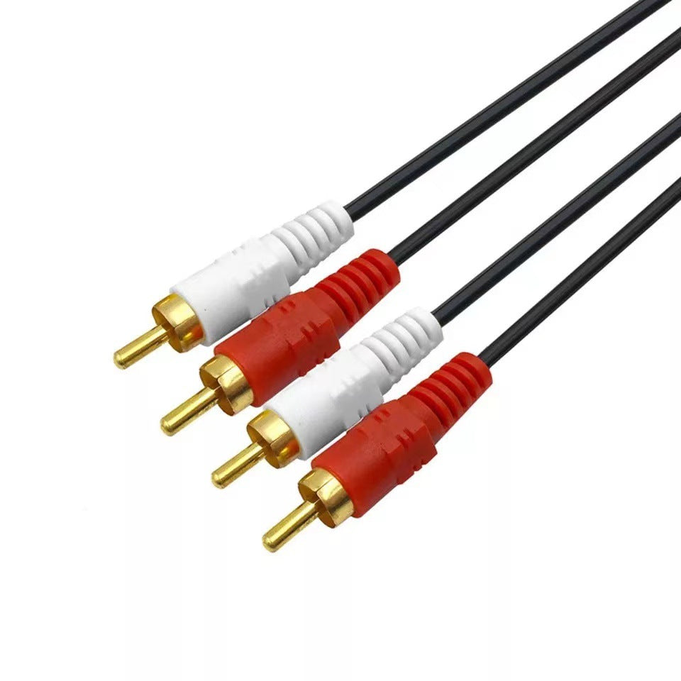15 M 2RCA Câble audio de deux à deux Lotus