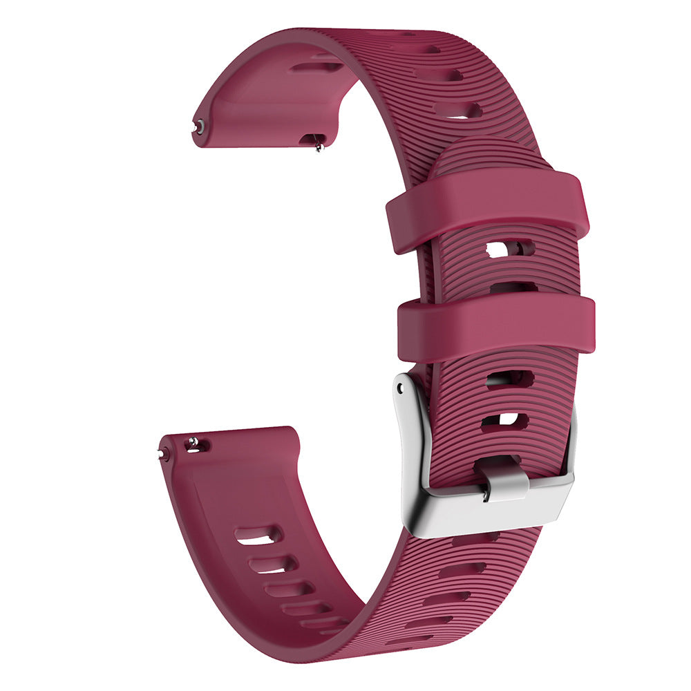 Modèle universel d'eau Pattern horizontal bicolore Bracelet de boucle en silicone