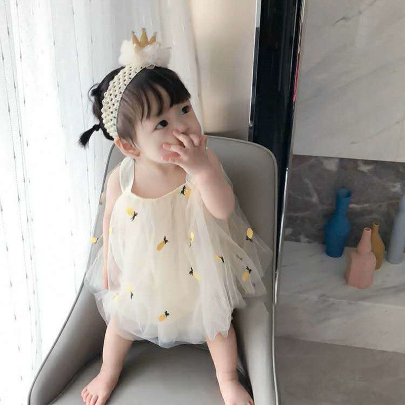 Créative et minimaliste Jupe en mailles de camisole de fille