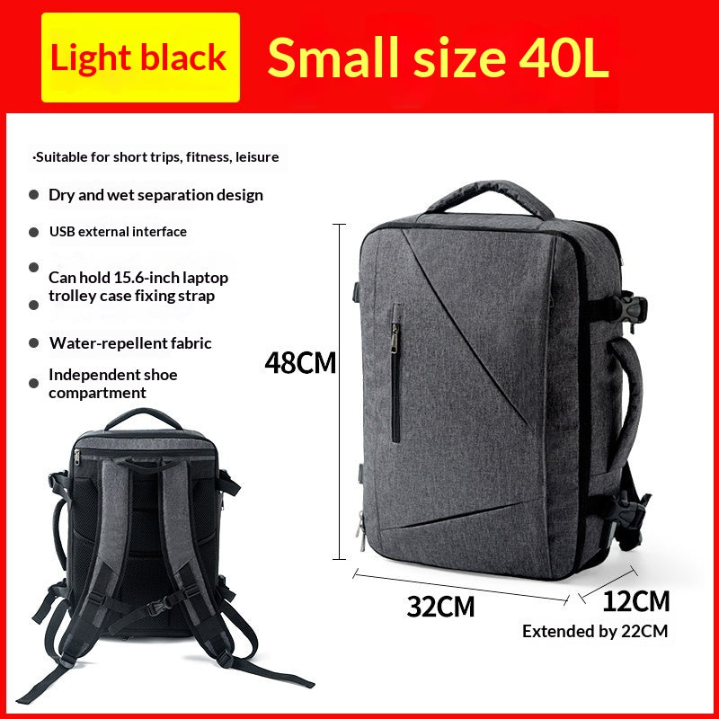 Travel Man Sac à dos de voyage extra-grande capacité