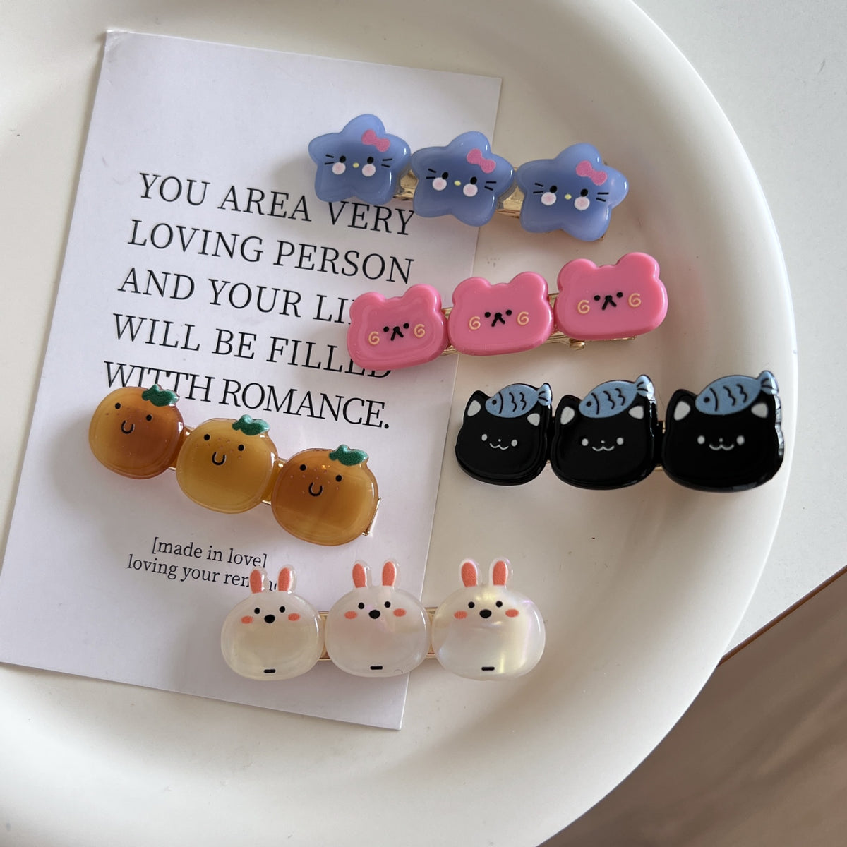 Cute Creative Star Animal Hair Clip