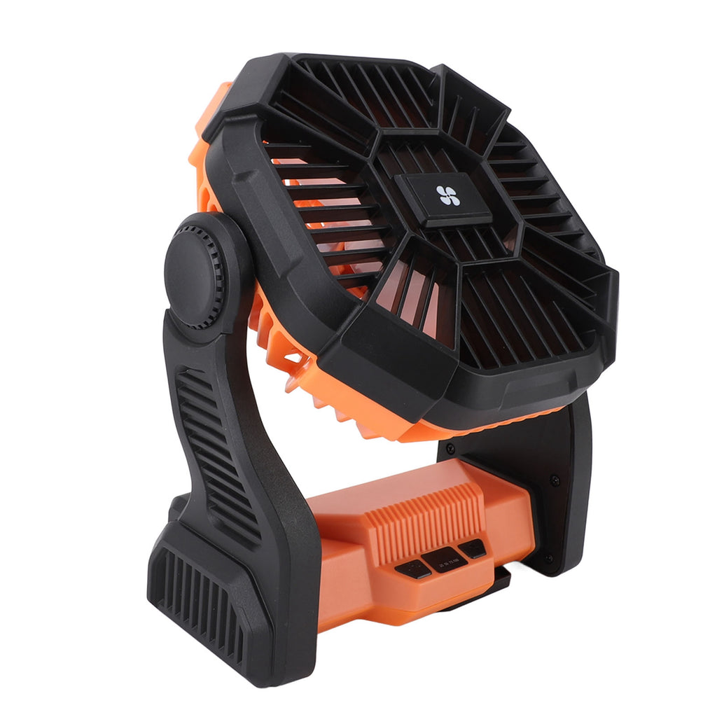 Eventail de camping de plein air professionnel efficace USB rechargeable Ventail de camping avec LED