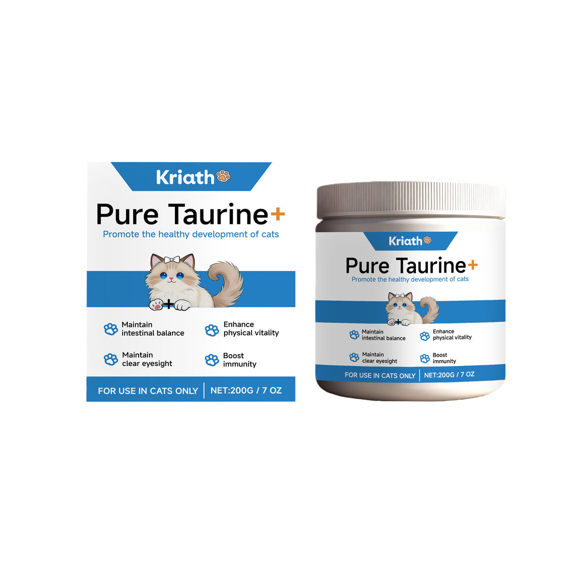 Kriath poudre de taurine pour chats
