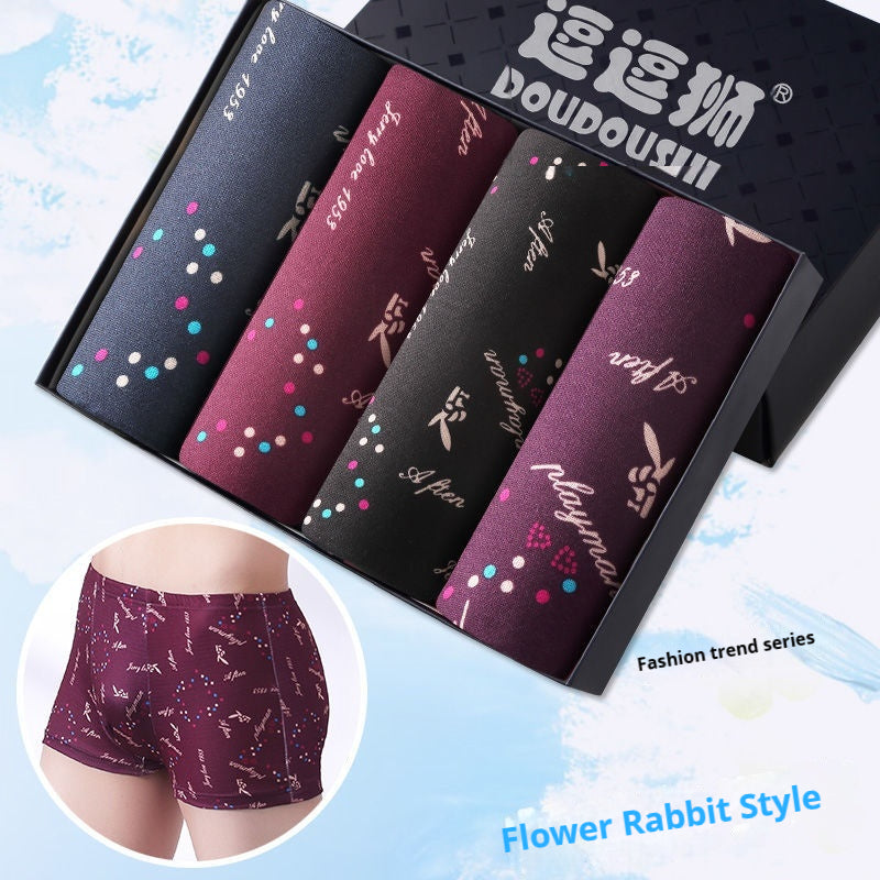 Boxer homme Slips Étudiant Mode tendance Nouveau