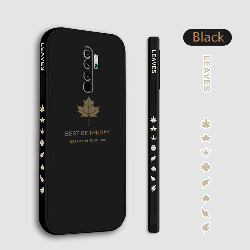 Personnalité et créativité Lanyard à coquilles de feuille d'érable ultra-mince givré