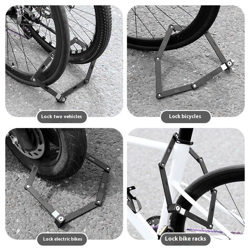 Verrouillage pliable portable pour véhicule routier de montagne