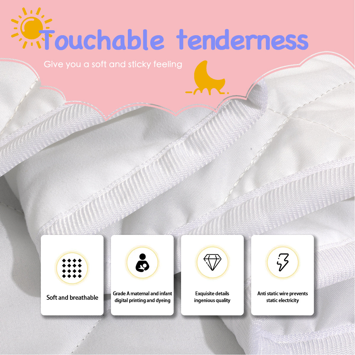 Ensemble de literie en marbre arc-en-ciel souple en microfibre Pastel