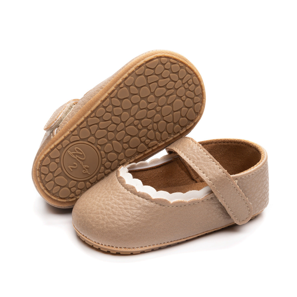 Bébé fille artificielle PU chaussures pour enfants