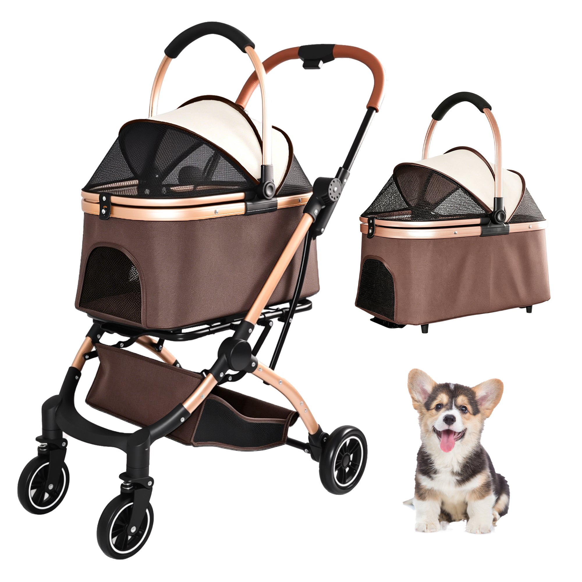 Poussette pour chiens et chats