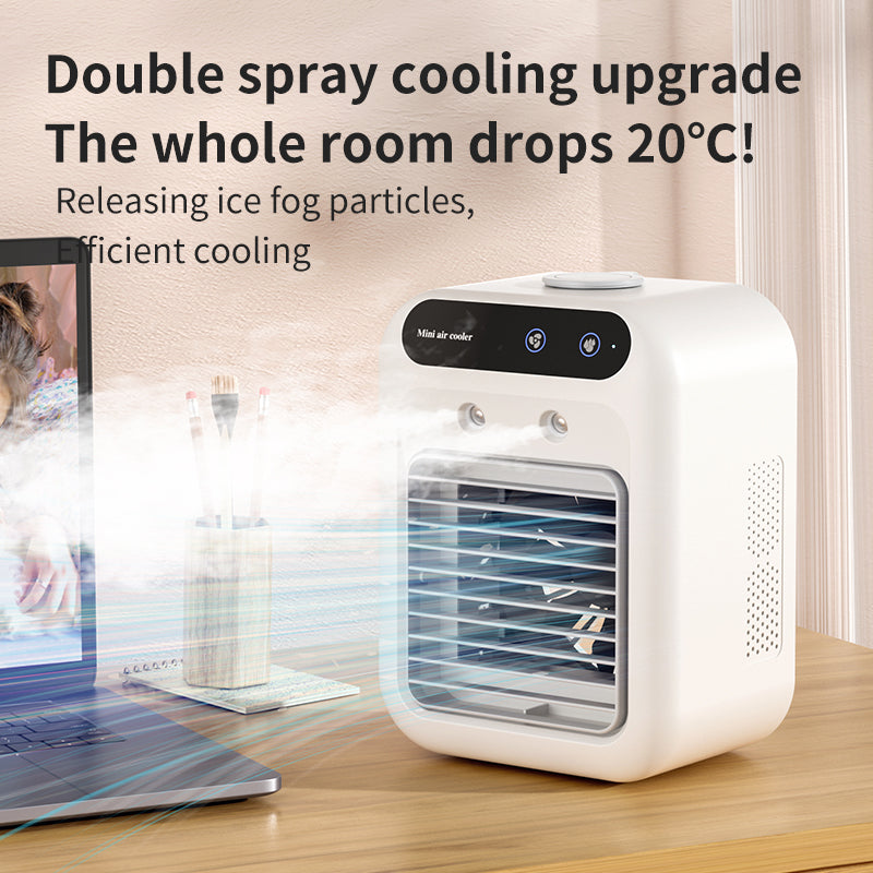 Refroidisseur d'air portable avec ventilateur de petit bureau