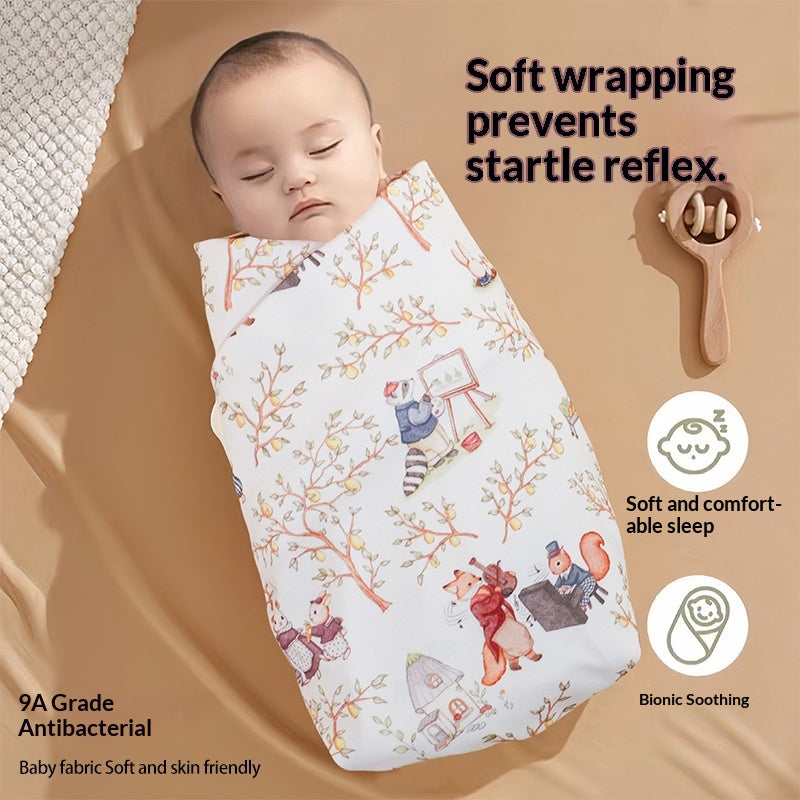 Nouveau-né Swadle Blanket Bamboo coton mince Swadle Wrap hôpital bébé Swadling Blanket In
