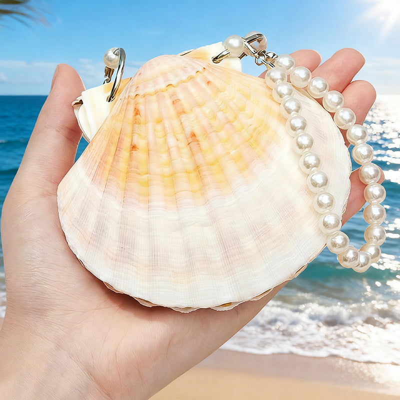 Ocean-Style Colorful Natural Shell Journal