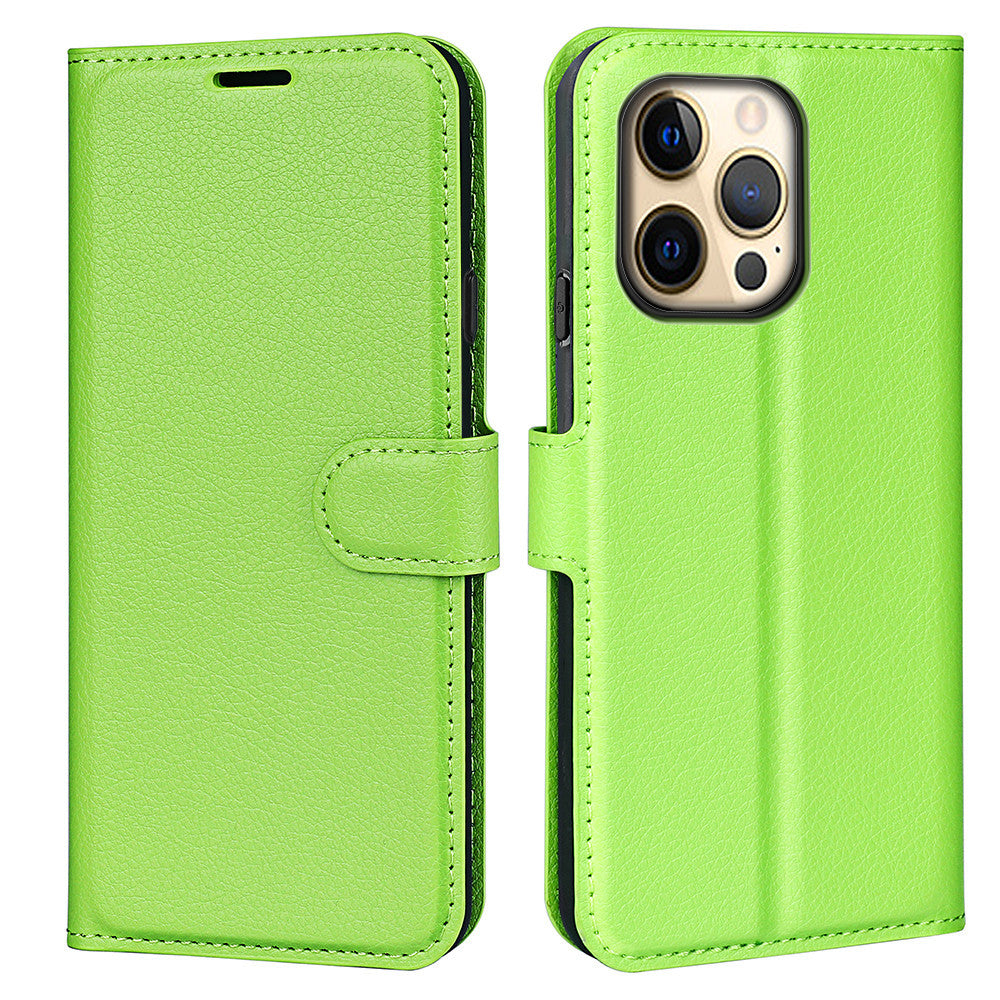 Flip carte fente Lychee modèle cas téléphone