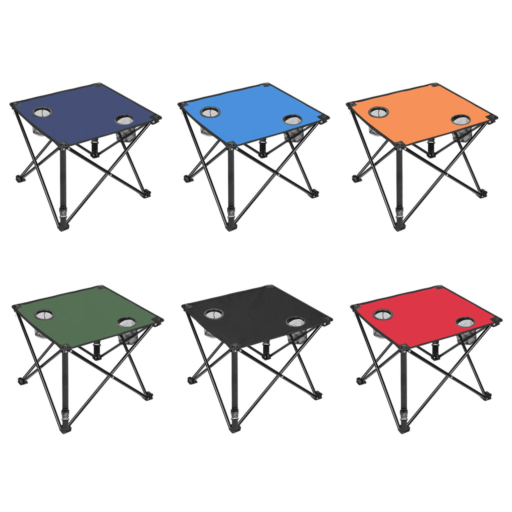 1Pc 2Pc Options Table de camping pliable Table de pique-nique portable Bureau de voyage léger avec