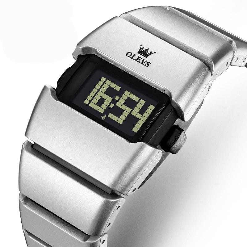 Affichage numérique mode Montre électronique étudiante de forme carrée haut de gamme