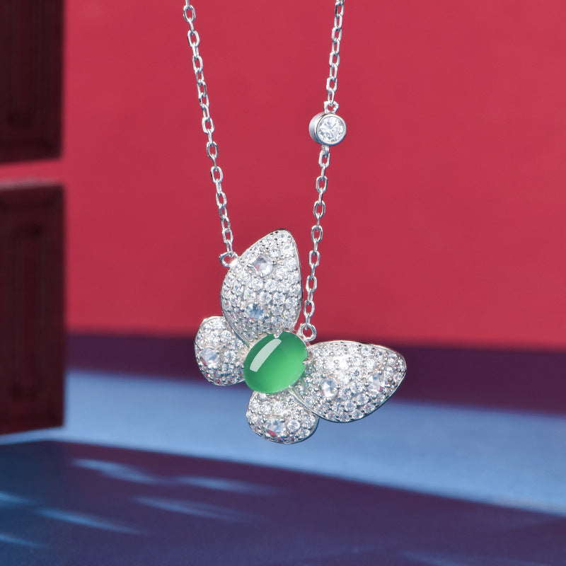 S925 Collier papillon en argent sterling