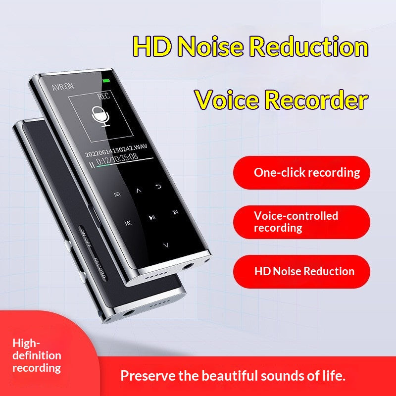 Lecteur numérique portable avec un haut-parleur Bluetooth couleur tactile et Walkman intégré