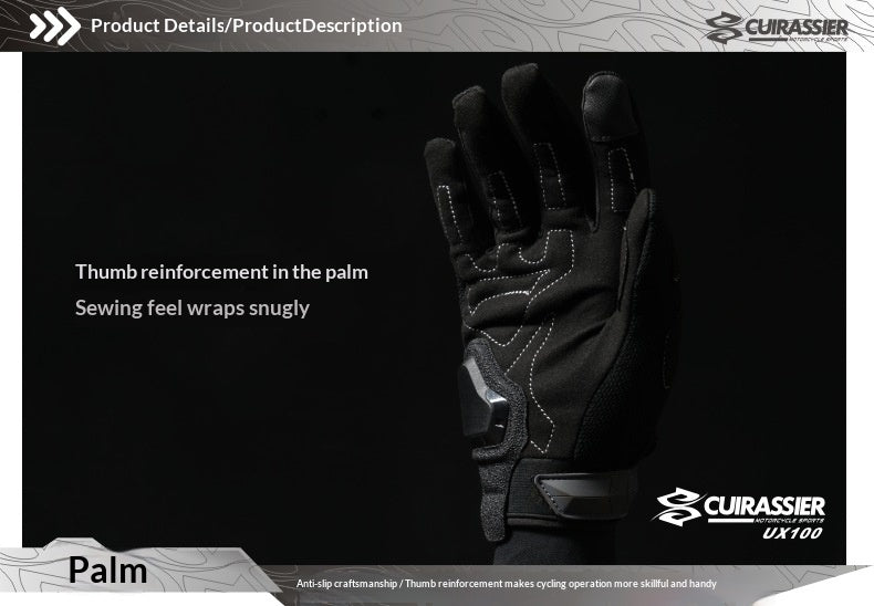 Gants de moto