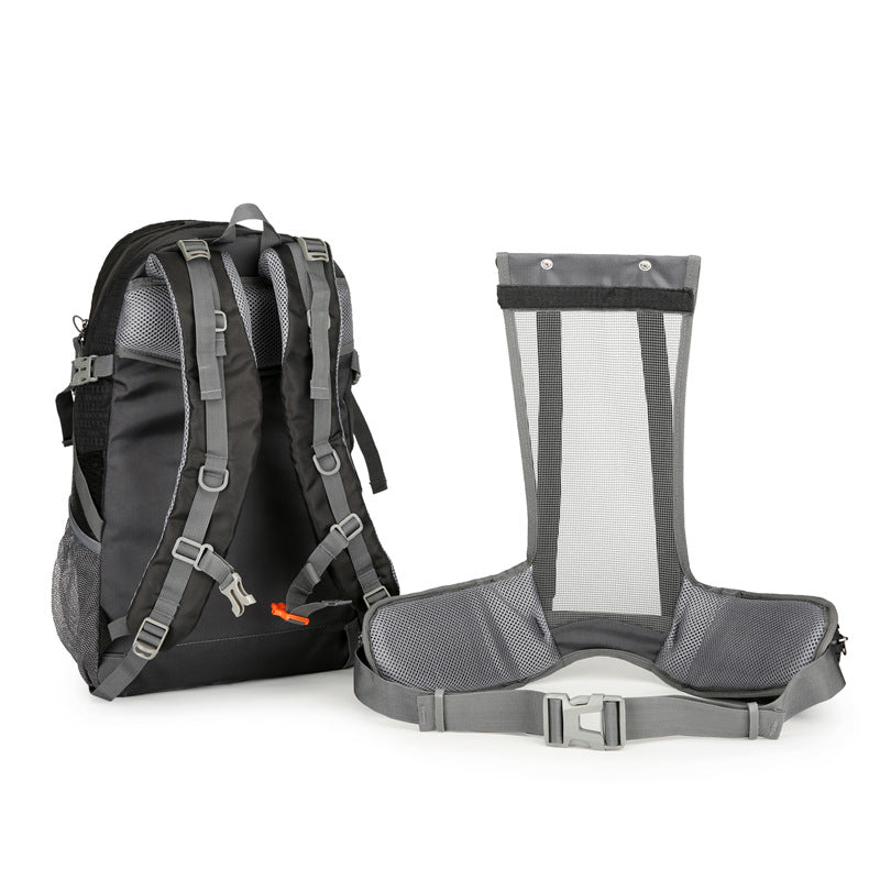Randonnée en plein air Sac à dos de randonnée Nylon Imperméable Grande Capacité Multifonction Bracket
