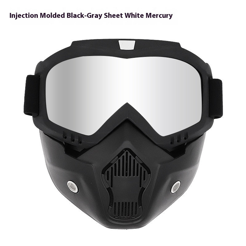 Gants de moto anti-fog masque rétro