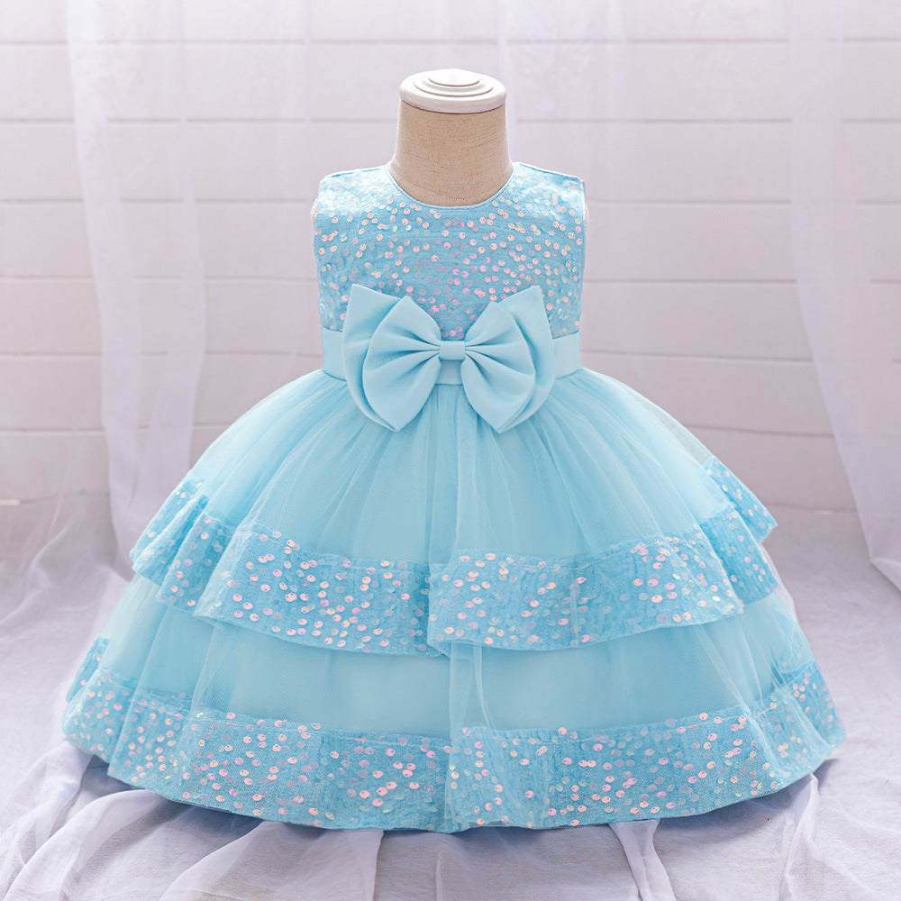 Enfants Robe formelle Double couche Tulle Princesse Jupe pour les filles