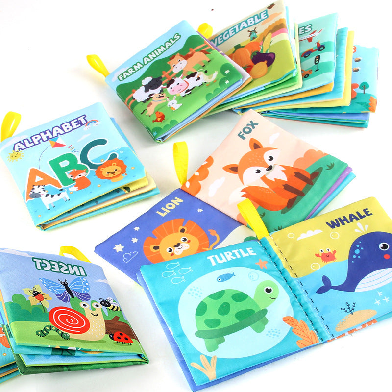 4 Pages 8 Côtés Livre de vêtements pour bébés Jouets éducatifs à l'épreuve des déchirures
