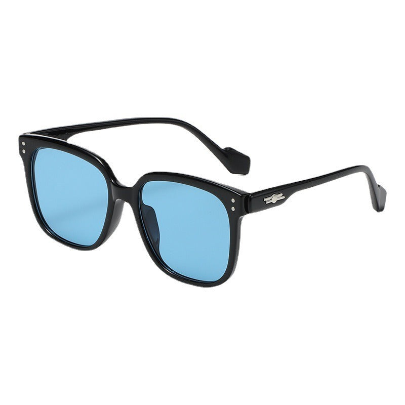 Lunettes de soleil résistantes aux UV rétro surdimensionnées