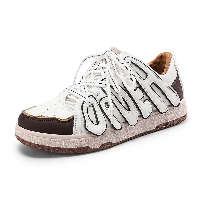 Hommes et femmes Bas-top lettre Niche chaussures de conseil