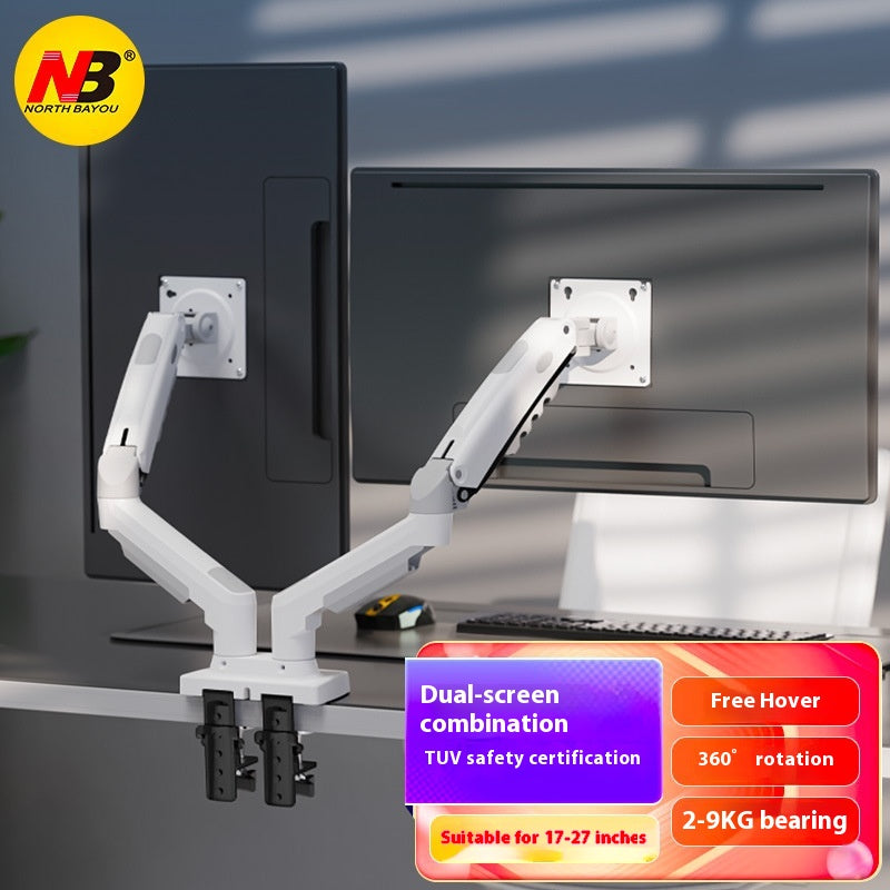 Ordinateur Dual Screen Monitor Smart Desktop Up and Down Lifting Display Rack