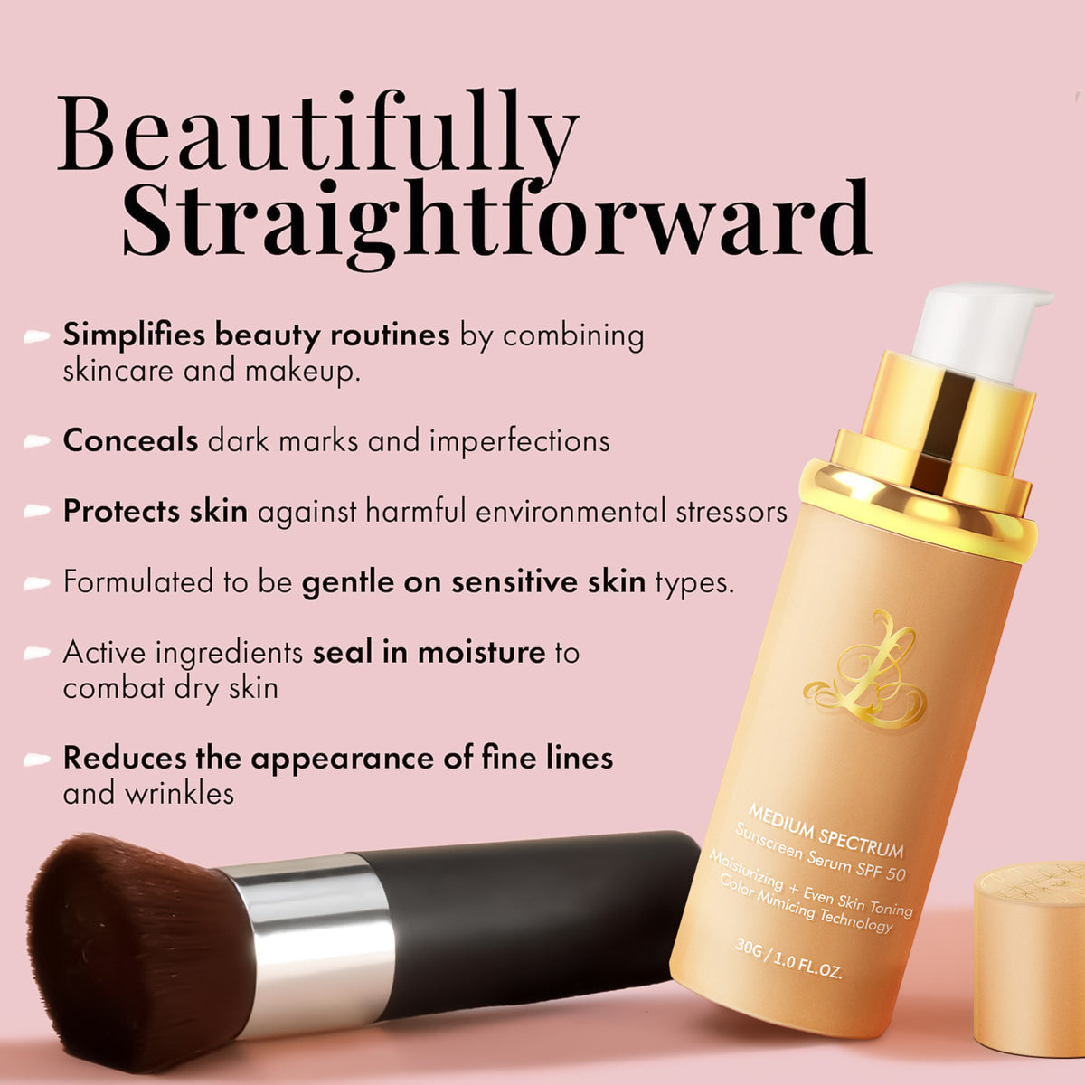 Bestseller 4-in-1 Biomimetic Color-Changing Concealing Foundation