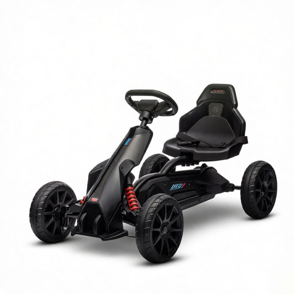 Kart de pédale pour enfants noirs