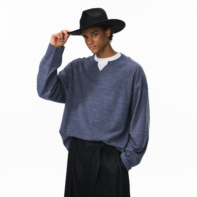 T-shirt de style Preppy pour hommes