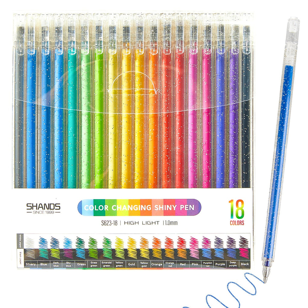 Stylo de compte à main à changement de couleur