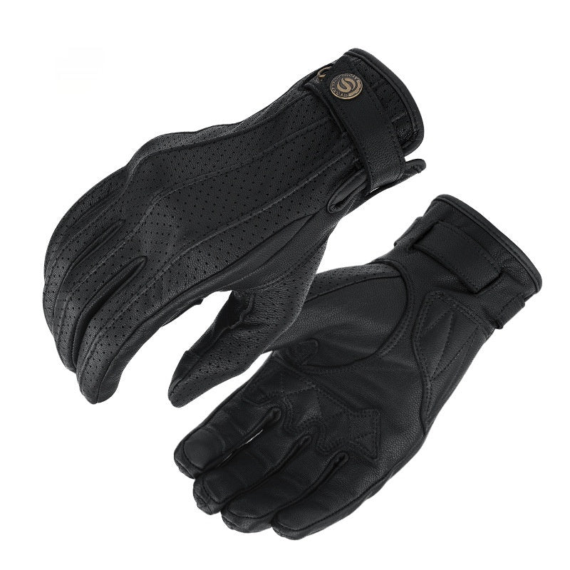 Gants de moto Cuir Chamois pour hommes et femmes