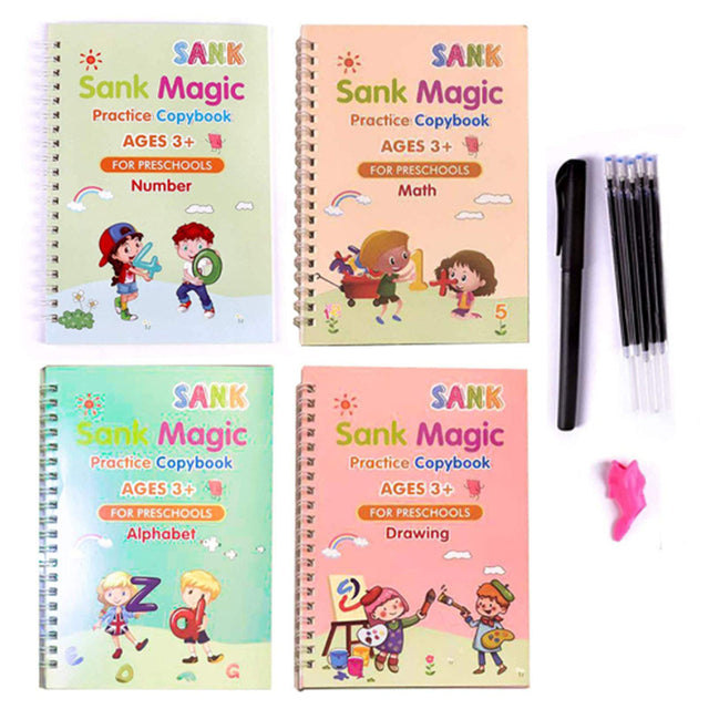 Livre de copie Enfants écrivant Sticker Pratique Français Livre de copie