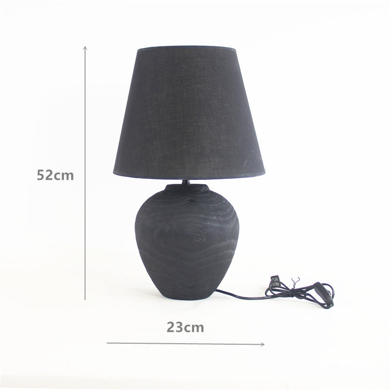 Lampe de table en bois silent style maison Homestay Hotel Atmosphere Décoration Artisan ou