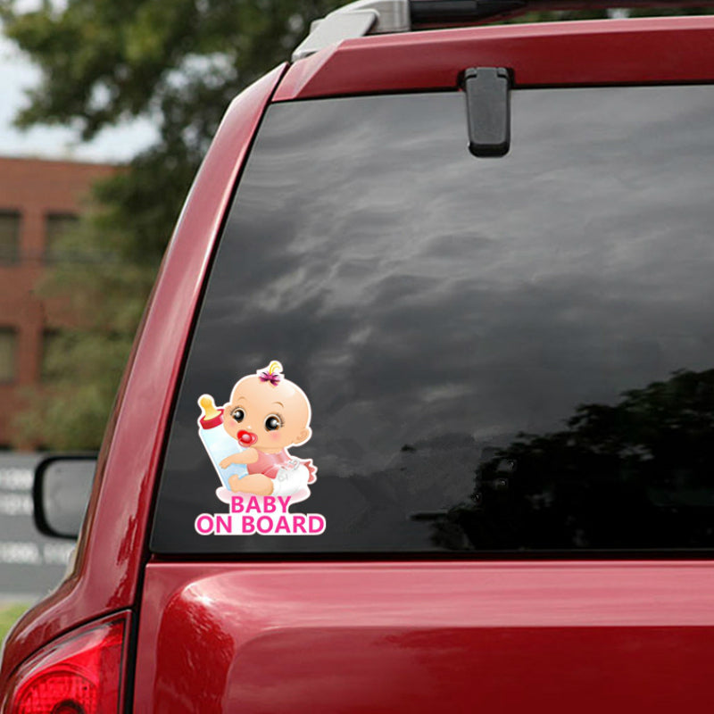 Bébé à bord Princess Bouteille Voiture Sticker réfléchissant