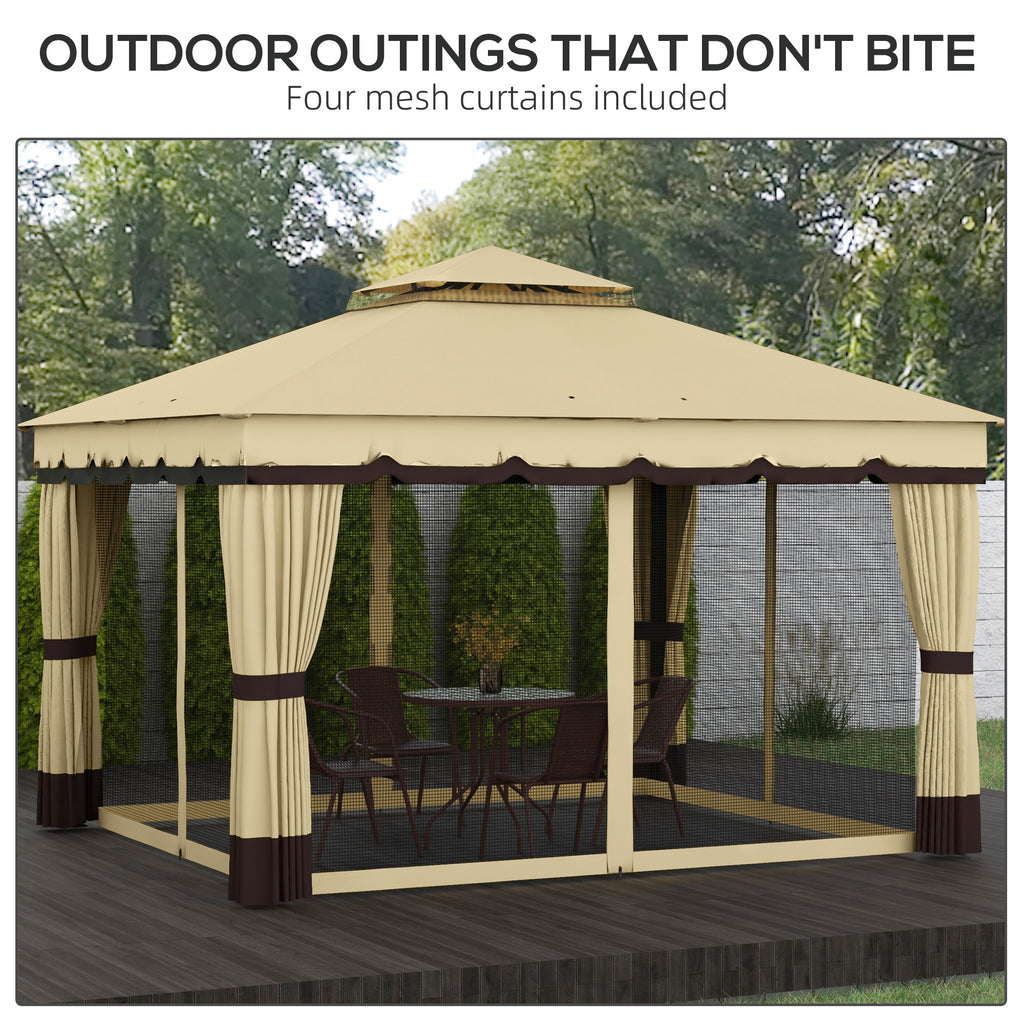 10 x 12 Canopée double toit Patio Gazebo