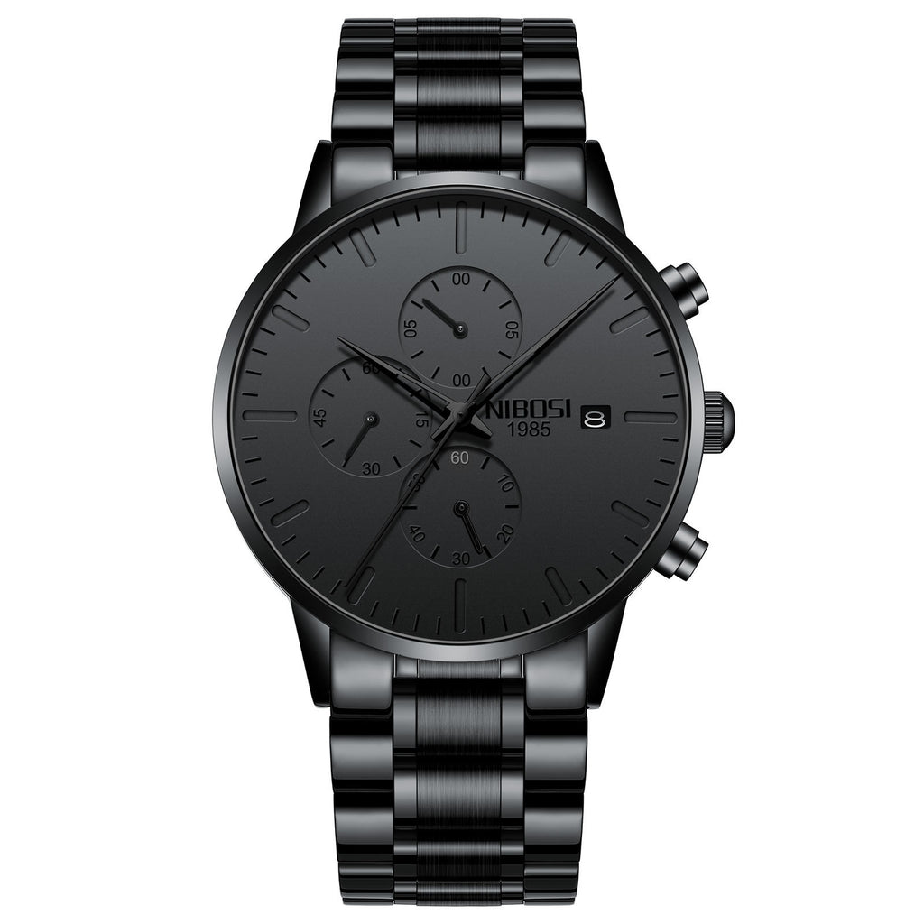 Montre Quartz Multifonctionnelle Homme Anti-Lumineuse