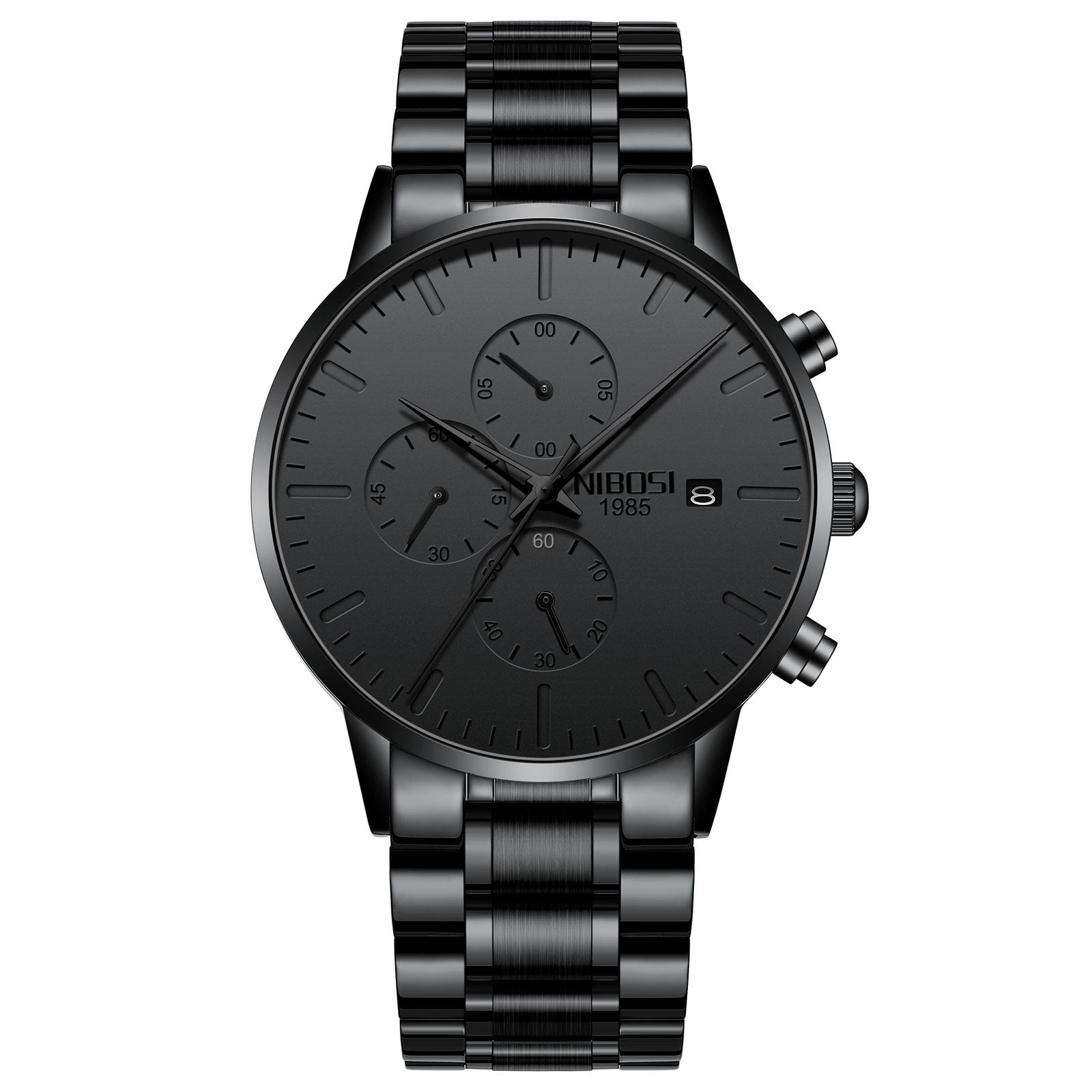 Montre Quartz Multifonctionnelle Homme Anti-Lumineuse