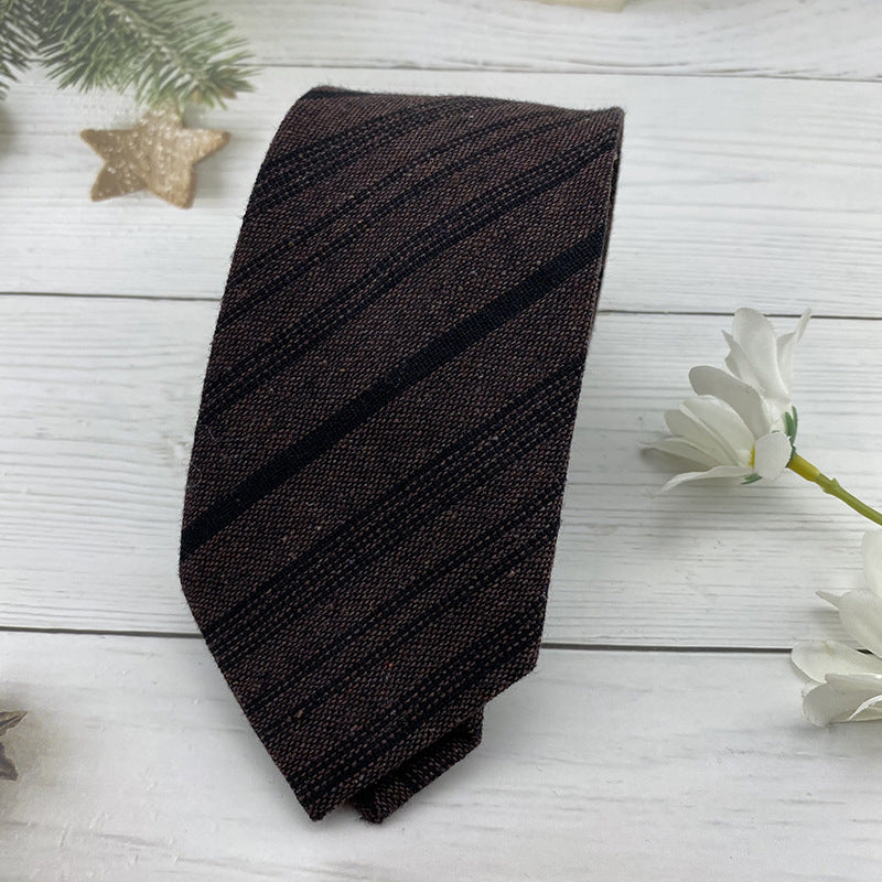 Autumn and Winter Basic for Schools Tie Hand Jk British Style tricoté coton et lin Str