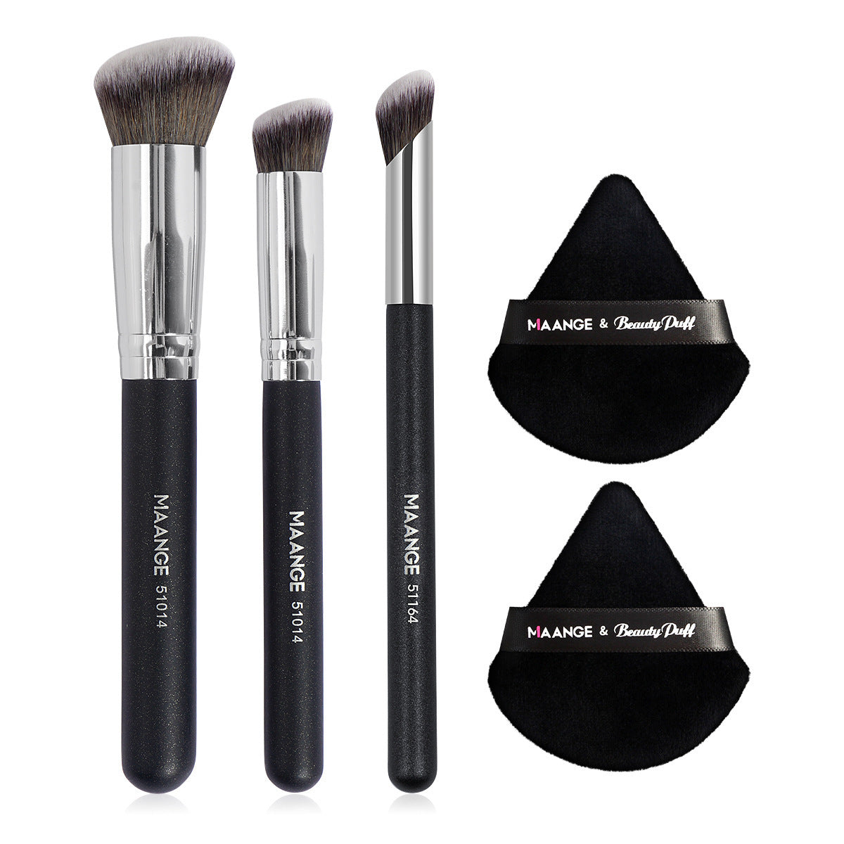 Set de puff en poudre Triangle de brosse de maquillage