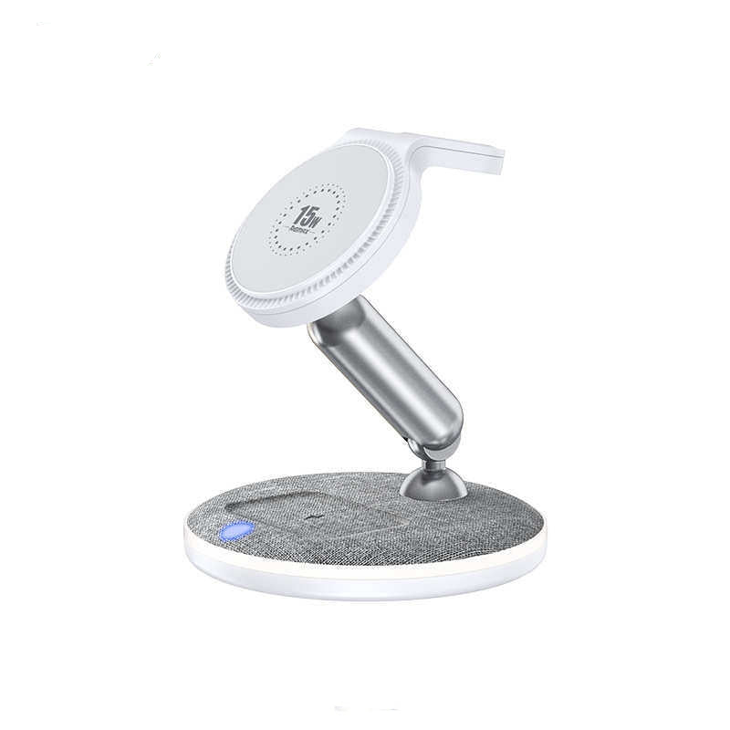 Chargeur sans fil multifonction W90 3-en-1 avec lumière