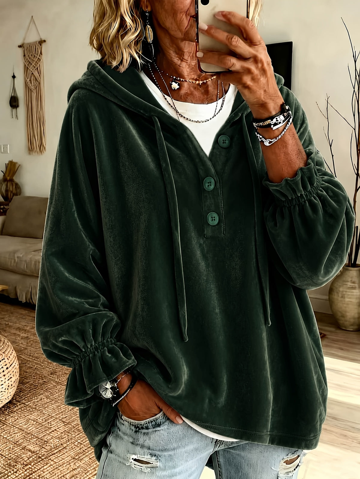Polyester blouse