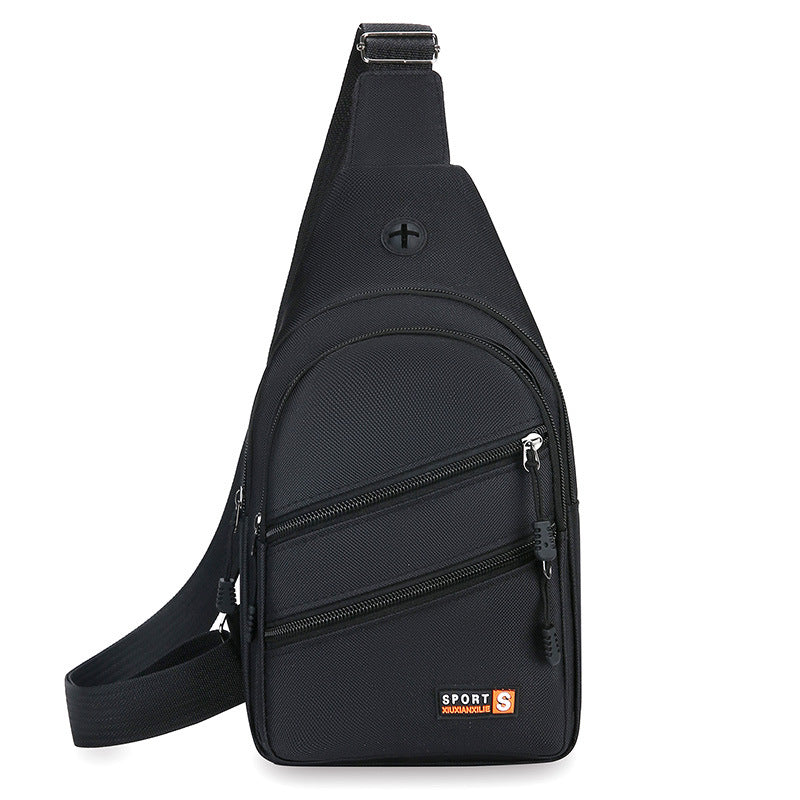 Lightweight large-capacity canvas cross-body bag