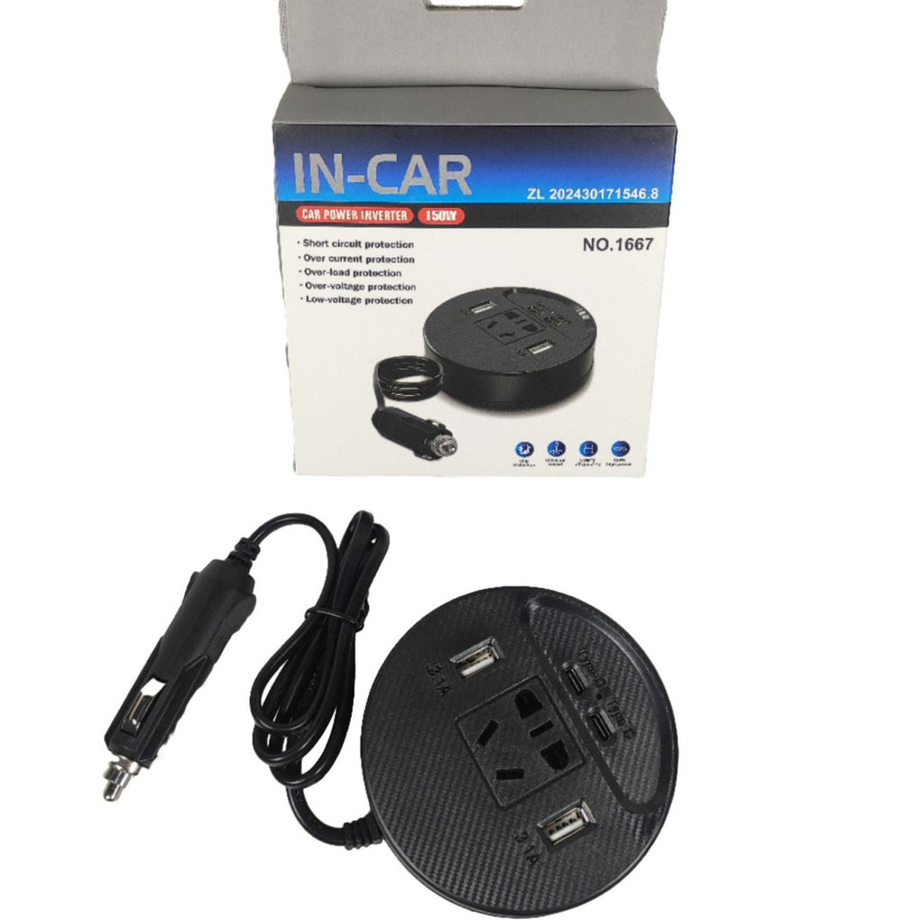 Invertisseur monté sur voiture jusqu'à 220V