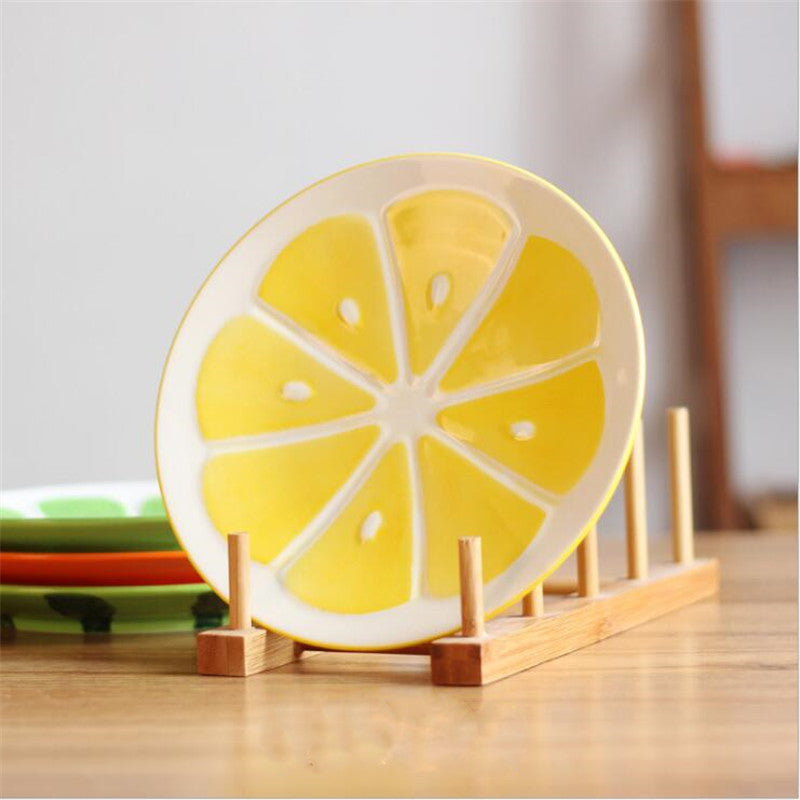 Plaque de céramique maison Fruit créatif 8 pouces