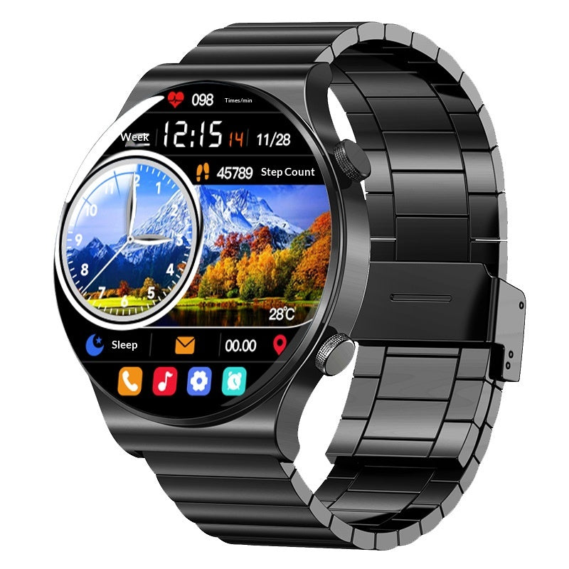 Smart Sports Watch avec Bluetooth appelant la fréquence cardiaque et surveillance du glucose du sanga multifu